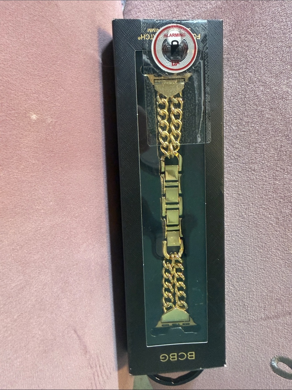 BCBG Gold-tone Apple Watch band